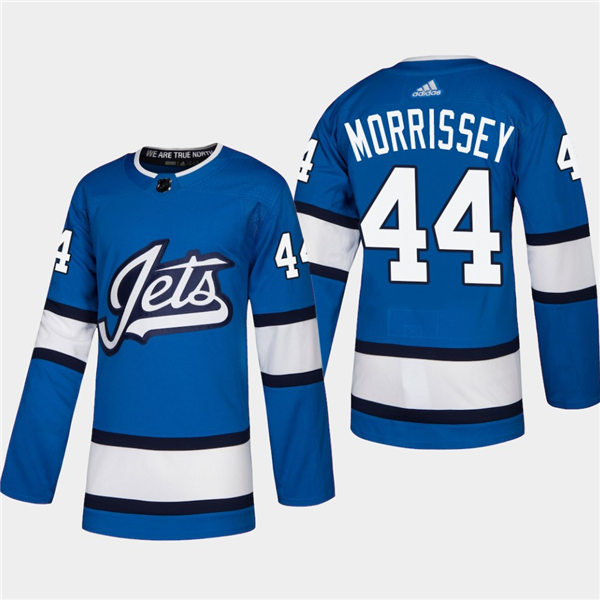 Men's Winnipeg Jets #44 Josh Morrissey adidas Blue Alternate Jersey Men's Winnipeg Jets #44 Josh Morrissey adidas Blue Alternate Jersey